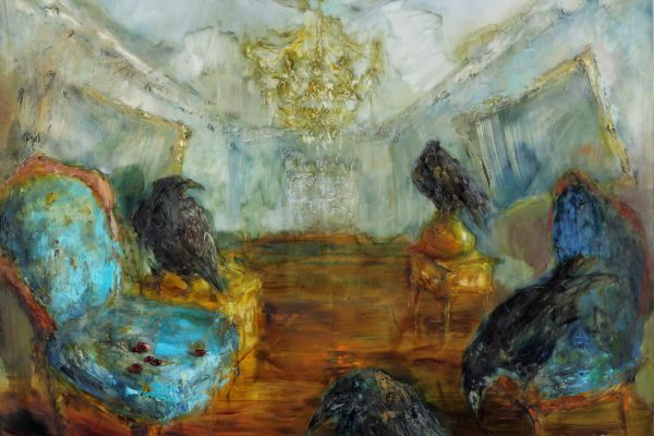 <span>Animal, Painting</span>Golden Cage / Auksinis narvelis