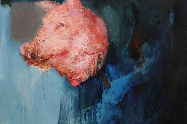<span>Animal, Painting</span>Pink Head / Rožinė galva